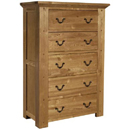 Antibes light oak tallboy furniture