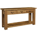 Antibes oak console table furniture