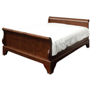 Antibes oak sleigh bed furniture