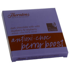 Unbranded AntioxiChoc Dark Fruitboost Chocolate Block