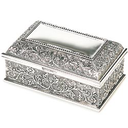 Use this lovely antiqued box to store all your pre