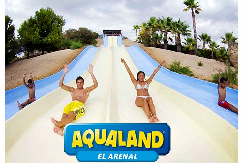 Aqualand El Arenal - Intro Grab your family by the hand and make a splash at Aqualand El Arenal the biggest and most exciting water park in Europe! Aqualand El Arenal - Full Details Whether its for hold-on-to-your-cossie waterslides for adrenaline ju