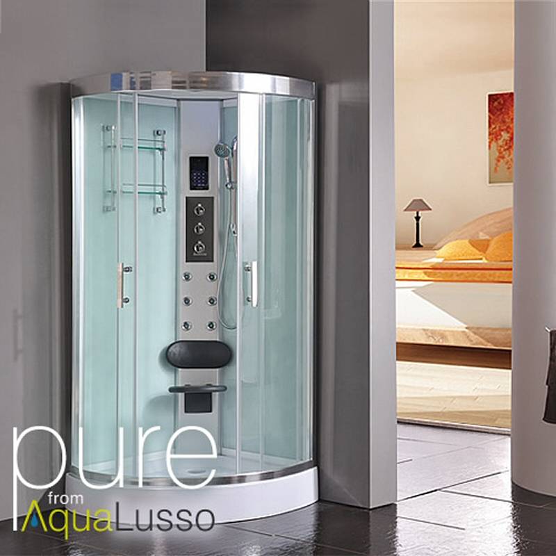 Unbranded Aqualusso Pure Agio Steam Shower 800mm