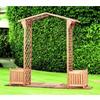 Arbor with Planters