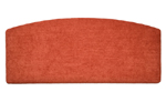 Unbranded Arch Chenille Basketweave 3and#39;0 Headboard - Terracotta