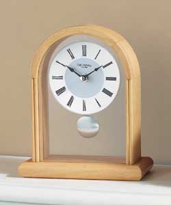 Arched Quartz Pendulum Mantle Clock