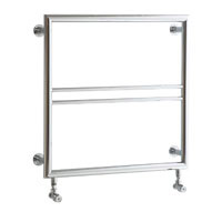 Dimensions: (W)655 x (H)640 x (D)110mm, BTUs: 480, Watts: 141, Finish: Chrome plated, Suitable for