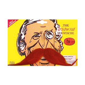 Unbranded Aristocrat moustache, brown