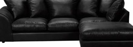 Unbranded Arnie Leather Effect Right Hand Corner Sofa -