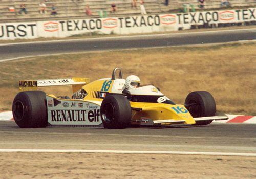 Arnoux Renault Hockenhiem Car Photo (17cm x 12cm)