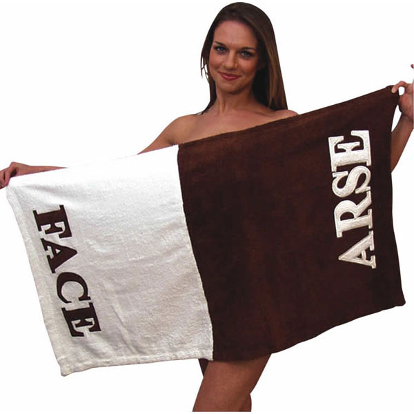 Unbranded Arse Face Towel