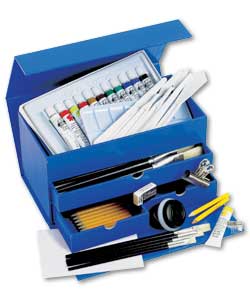 Attractive storage solution for artists materials