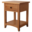Ash night table with one drawer furniture