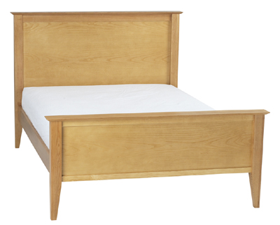 ASH PANEL BED DOUBLE