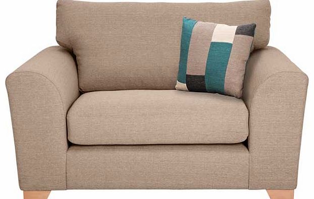 Unbranded Ashdown Snuggler Sofa - Taupe