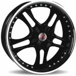 Asia Tec Warrior Wheels Only - Black Stainless