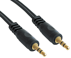 Audio Cable - 3.5mm Stereo Jack Male to 3.5mm