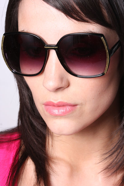 Unbranded Audrey stud sunglasses black