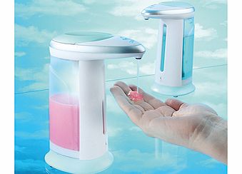 Ideal for the kitchen or bathroom where hygiene is so important, these soap dispensers use the same infra red technology widely used in hospitals  and more recently in better-quality public loos. No need to touch anything, simply place your hand und