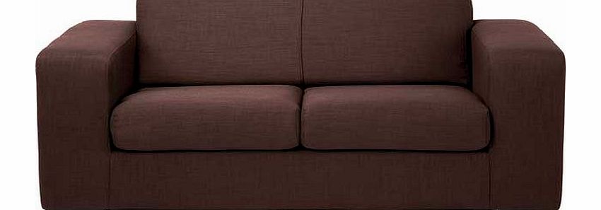 Unbranded Ava Fabric Compact Sofa - Mocha