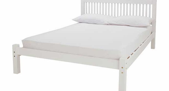 Unbranded Avebury Small Double Bed Frame - Whitewash
