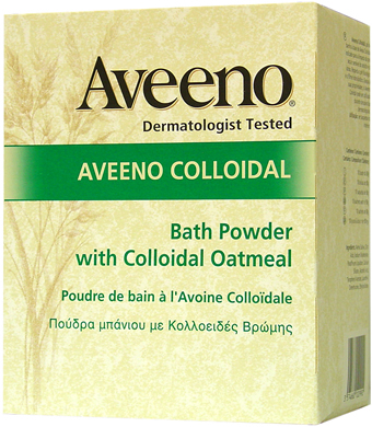 Bath powder with colloidal oatmeal, for the delicate cleansing of dry and sensitive skin of adults