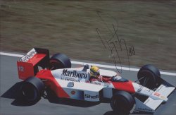 Signed McLaren photo