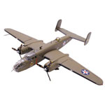 A detailed collector quality diecast replica of the B-25B Mitchell U.S.A.A.F `Ruptured Duck`. Each A