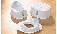 A co-ordinated range for toilet training. Includes