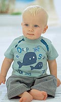 Babies Two-Piece Whale Set
