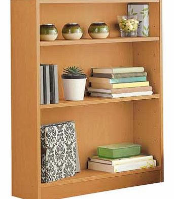 This small bookcase gives you convenient storage while taking up little space in your home. Enjoy the stylish pine effect finish and take advantage of a range of uses. Perfect for a childs bedroom. as a display unit or simply as extra storage. Size H