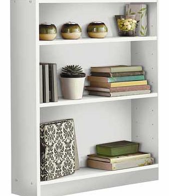 This small bookcase gives you convenient storage while taking up little space in your home. Enjoy the stylish white finish and take advantage of a range of uses. Perfect for a childs bedroom. as a display unit or simply as extra storage. Size H82.5. 