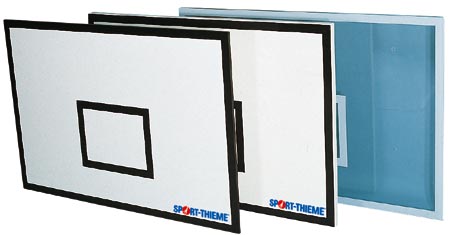 Backboard- transparent with gap for basket