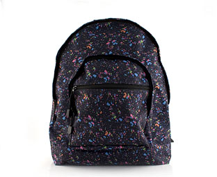 Unbranded Backpack With Paint Splash Effect