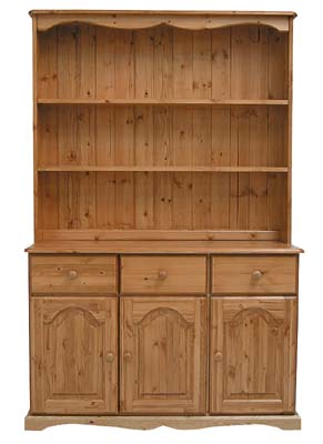 BADGER 3 DRAWER OPEN DRESSER