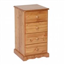 Unbranded Badger Bedside Table 4 Drawer