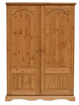 PINE MIDI WARDROBE.ALL SOLID PINE WITH NO PLYWOOD.THE CARCUS FEATURES A TONGUE AND GROOVED BACK