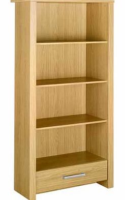 Part of the Bailey collection. this attractive display unit features 3 built in shelves with an easy-glide drawer all finished in a grain effect which gives the appearance of real wood. A perfect addition to any living space. the display unit can hol