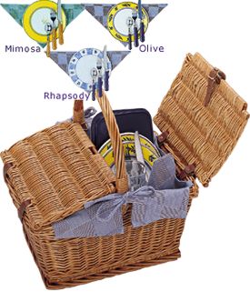 Bakers Picnic Basket for 2 people