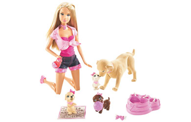 Unbranded Barbie, Toffee and Puppies
