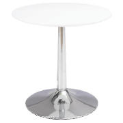 Unbranded Barello Side Table, White Gloss
