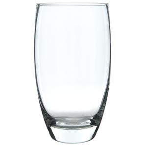 Unbranded Barrel Glass Vase, H29cm