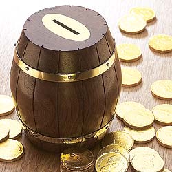 Barrel Money Box