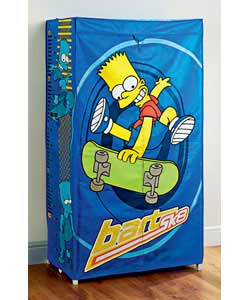 Unbranded Bart Simpson Zipperobe With Plain Hang Unit