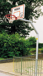 Unbranded Baseline In-Ground Basketball System-Baseline