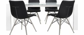 Unbranded Basset Extending Table with 4 Chairs