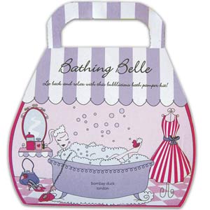 Bathing BelleUnwind in a hot steamy bubble bath after a long hard day!Hang up your door hanger to av