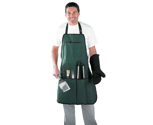 Unbranded BBQ Apron with Tools Personalised