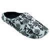 Floral printed beaded mules. Upper: Textile, Lining: Textile, Sole: Other textiles.