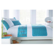Unbranded Bed in a Bag Double Geo Aqua